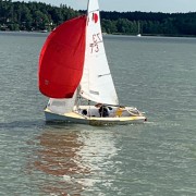 Karl Meyer segelt auf der WM in Turku Bild 1