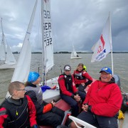 Stürmische Deutsche Meisterschaft der Teeny’s am Dümmer Bild 4