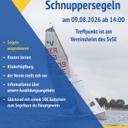Schnuppersegeln im August Bild 1